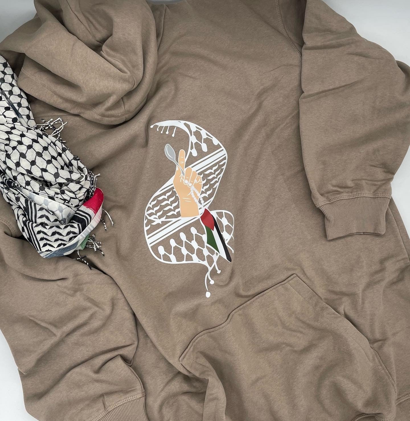 Palestinian Kuffiyeh Freedom Spoon Hoodie