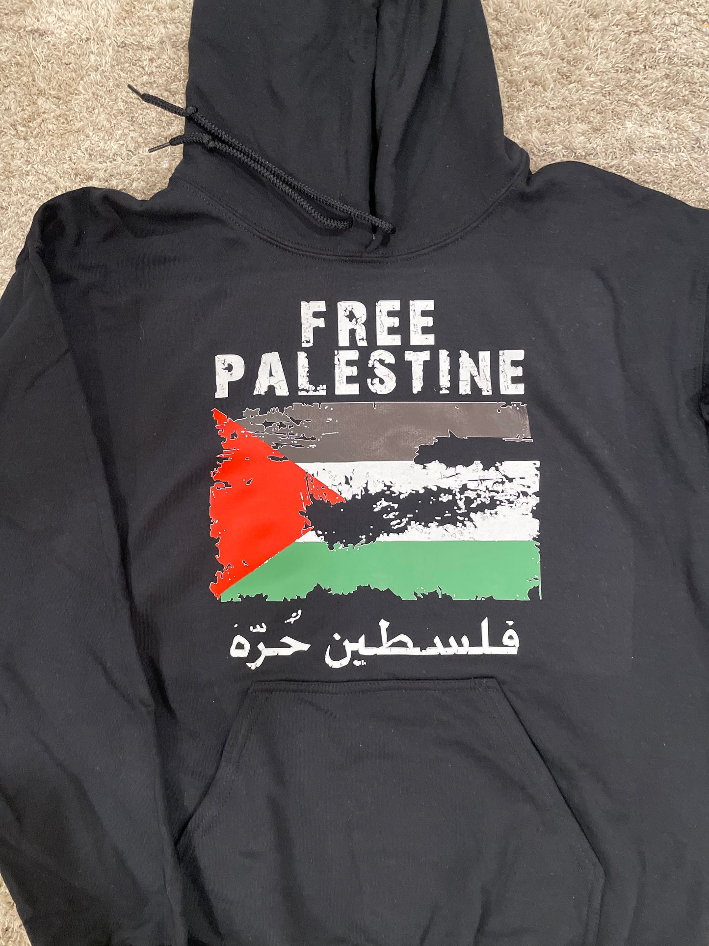 Free palestine Palestinian hoodie