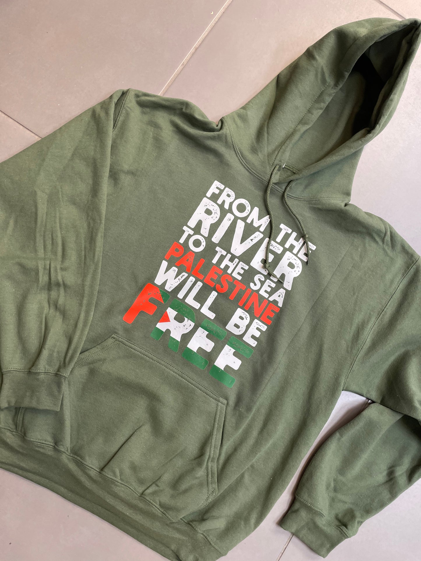 From the River to the Sea Palestine Will Be Free Hoodie - Unisex