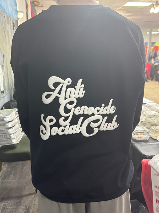 Palestine hoodie “anti genocide social club”