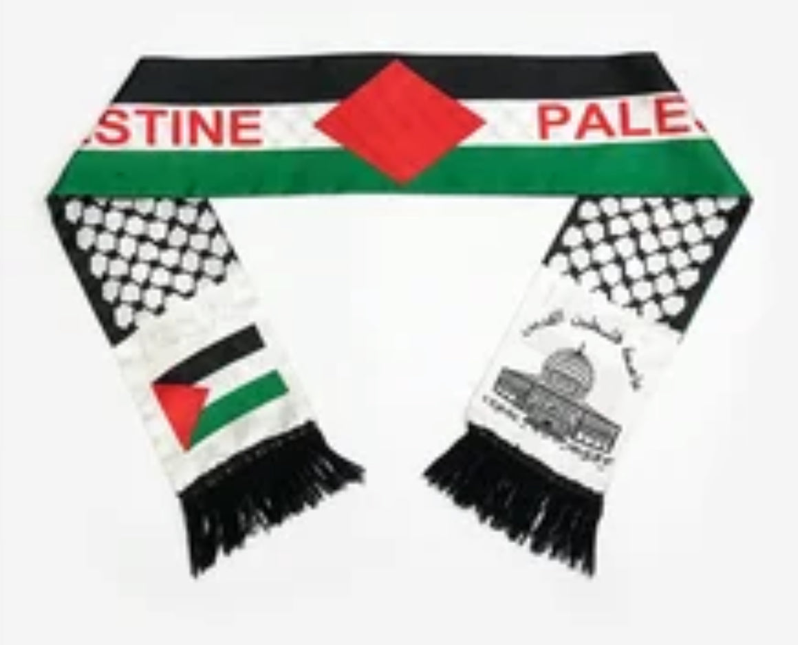 Traditional Palestinian Flag Scarf