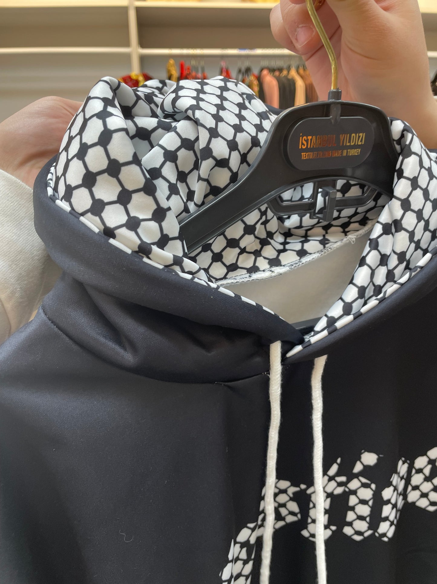 Palestine hatta print hoodie