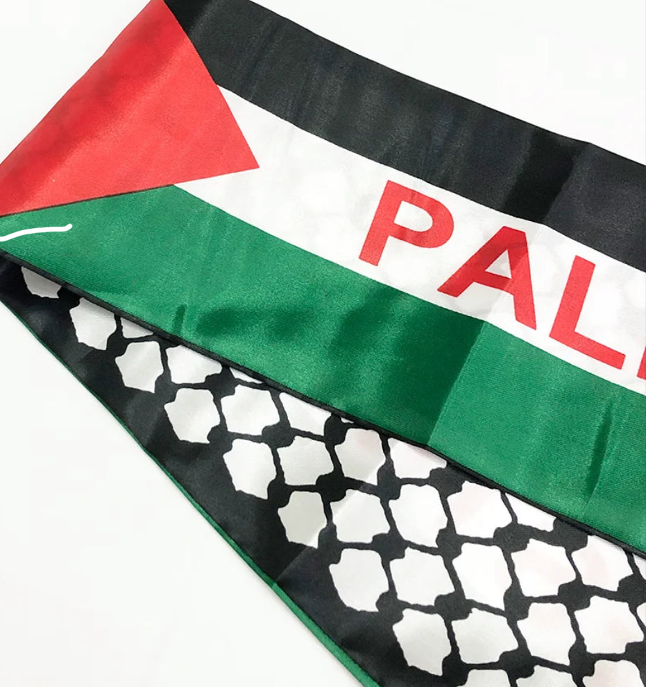 Traditional Palestinian Flag Scarf