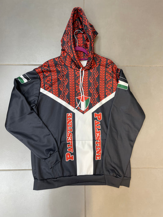 Palestine design print hoodie