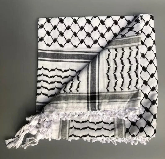 Kufiya/shemagh traditional Palestinian scarf  ￼