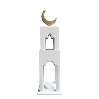 Ramadan White and Gold wooden Minaret / Masjid